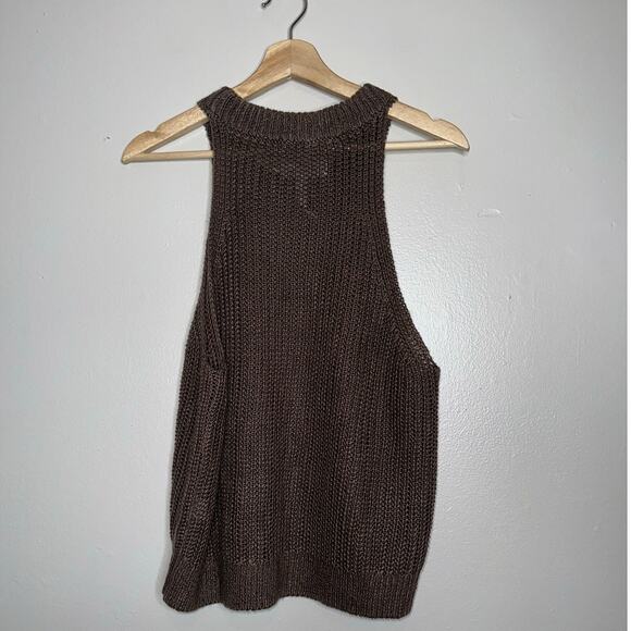 Apiece Apart Brown Knit Tank Top - Picture 6 of 6